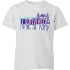 Jurassic park t shirt barn Barnkläder Jurassic Park I Survived Jurassic Park Kid's' T-Shirt