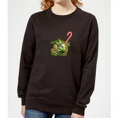 Tops Star Wars Candy Cane Yoda Women's Christmas Sweatshirt