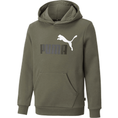 Beige Hoodies Puma ESS BIG LOGO HOODIE (Färg: Grape Leaf, 116)