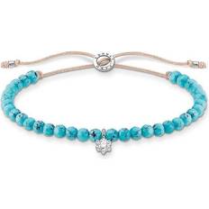 Thomas Sabo Bracelet Perles Turquoise - Argent Sterling