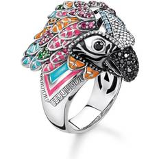 Orange Ringe Thomas Sabo Ring classic silver-coloured TR2249-637-21-52