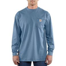Carhartt Flame-Resistant Force Long Sleeve T-Shirt - Blue