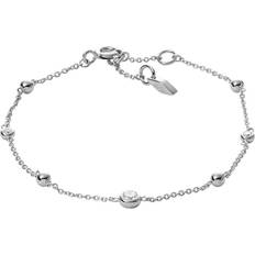 Fossil Armbänder Fossil Glitz Bracelet - Silver/Transparent