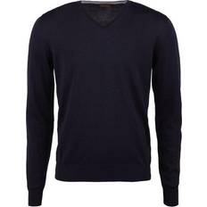 Stenströms Herren Pullover aus Merinowolle - Navy Blau