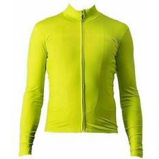 Castelli Pro Thermal Mid Long Sleeve Jersey Chartreuse