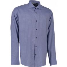 Seven Seas Dobby Alonso Modern Fit Skjorta - Blå