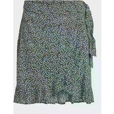 Vila Vifini HW Wrap Skirt - Svart
