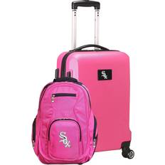 White Backpacks Chicago White Sox Deluxe 2-Piece Backpack and Carry-On Set Pink