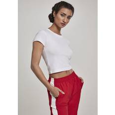 Urban Classics Stretch Jersey Cropped T-Shirt - Schwarz
