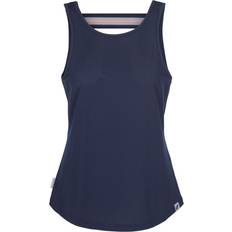 Roze - Vrouw Mouwloze shirts Trespass Emmalyn Lage Rug Vest Top - Navy