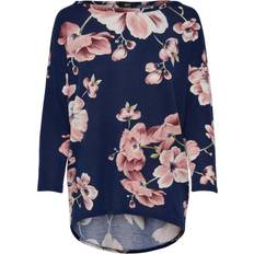 Only Printed Top with 3/4 Sleeves