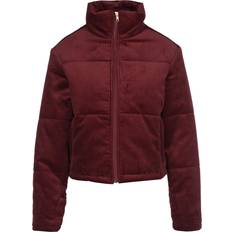 Urban Classics Women's Parka Corduroy Puffer - Noir