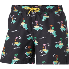 Poliammide Costumi da Bagno Happy Socks Island In The Sun Swim Shorts - Black/Multi Male