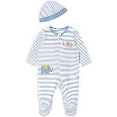 Children's Clothing Little Me Newborn 2-Piece Elephant Footie And Hat Set Newborn