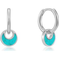 Ania Haie Shiny Tidal Abalone Crescent Huggie Hoop Earrings E027-06G