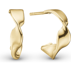 Christina Christina Øreringe Curved Leaf