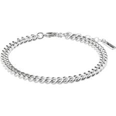 Pilgrim Fuchsia Bracelet - Silver