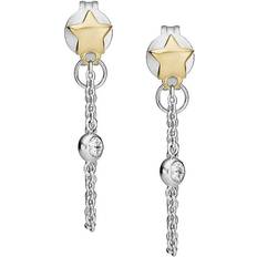 Fossil Elliott by the Yard Stars Earrings - Gold/Silver/Transparent