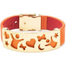 Leather Bracelets Folli Follie Women's Bracelet - Gold/Orange