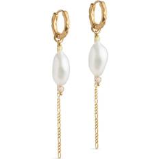 ENAMEL Copenhagen Adeline Earrings - Gold/Multicolour/Pearls