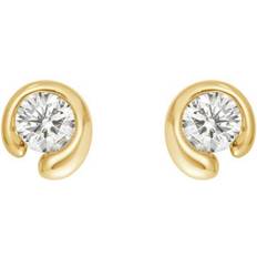 Georg Jensen Mercy Stud Earrings - Gold/Diamonds