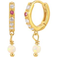 Hultquist Hultquist Opalus raindrop hoops S08020 G