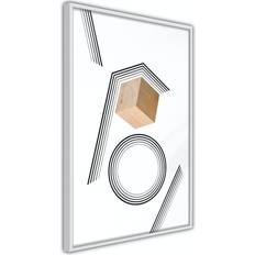 40.0 cm Posters Arkiio Wooden Cube Poster 40x60cm