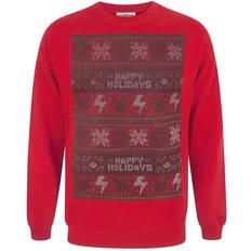 Christmas sweater Pokemon Mens Happy Holidays Christmas Sweater (Red)