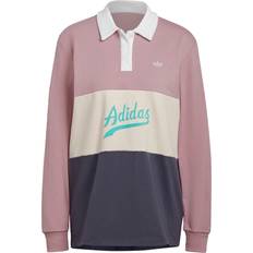 Adidas Modern B-Ball Long Sleeve Shirt - Magic Mauve/Shadow Navy