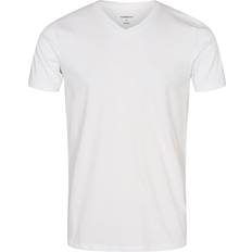 Lindbergh shirt Lindbergh Stretch V-Neck T-shirt - White