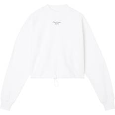 Calvin klein sweatshirt dame Calvin Klein Relaxed Drawstring Sweatshirt