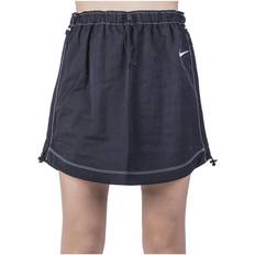 Nike Women's Sportswear Swoosh Woven High Rise Skirt - Black/White