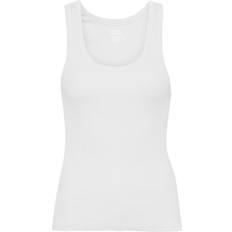 Colorful Standard Women Organic Rib Tank Top Optical White