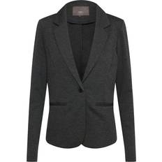Ichi Blazer Mit Reverskragen - Dark Grey Melange