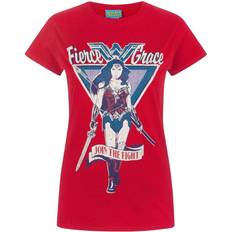 Wonder Woman Womens/Ladies Join The Fight T-Shirt (XX-Large) (Red)