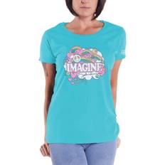 John Lennon Rainbows, Love & Peace Ladies T-shirt