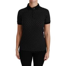 Dolce & Gabbana Burberry Polo In Cotone Nero