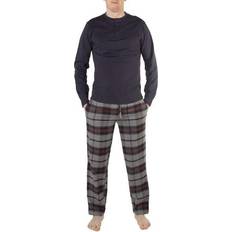 Gråa Pyjamasar Jockey Pyjama Mix Cotton Blue/Grey