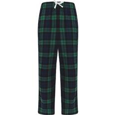 Checkered Trousers Children's Clothing SF Minni Childrens/Kids Tartan Lounge Pants (7-8 Years) (Red/Navy Check)