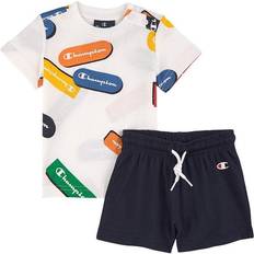 Pantalones Champion Conjunto T-Shirt and Shorts Baby White