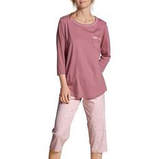 Calida Rosa Pyjamasar Calida Sweet Dreams Crop Pyjama Pink/Lilac
