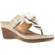 Thong Heeled Sandals GC Flora - Natural