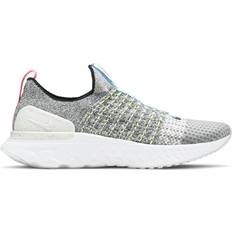 Sin cordones Zapatillas de Running Nike React Phantom Run Flyknit 2 M - White/Flash Crimson/Baltic Blue/Black