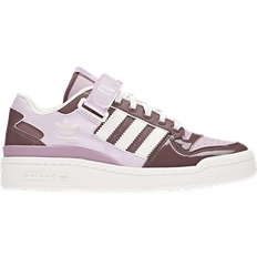 adidas Junior Forum Low Shoes - Burgundy/Cloud White/Almost Pink