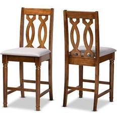 Baxton Studio Darcie Bar Stool 108cm 2pcs