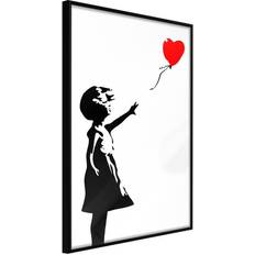 40.0 cm Posters Arkiio Affisch Little Girl with a Balloon Poster 40x60cm