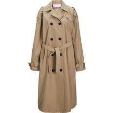 Brune - Dame Kåper & Frakker Jack & Jones Jxchoice Trenchcoat - Beige/Twill