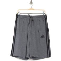 adidas Men's 3-Stripe Jersey Shorts, Small