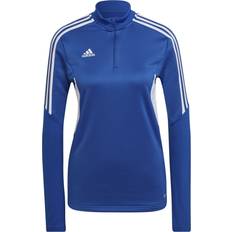 Fußball - Türkis Oberteile adidas Condivo 22 HalfZip Sweatshirt - Blue