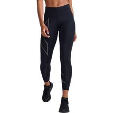 Kompression Tights 2XU Light Speed Mid-Rise Compression Tights - Black/Black Reflective